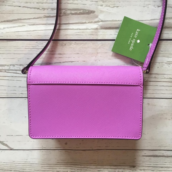 Kate Spade Arielle Morning Glory Purple Crossbody - Picture 6 of 8